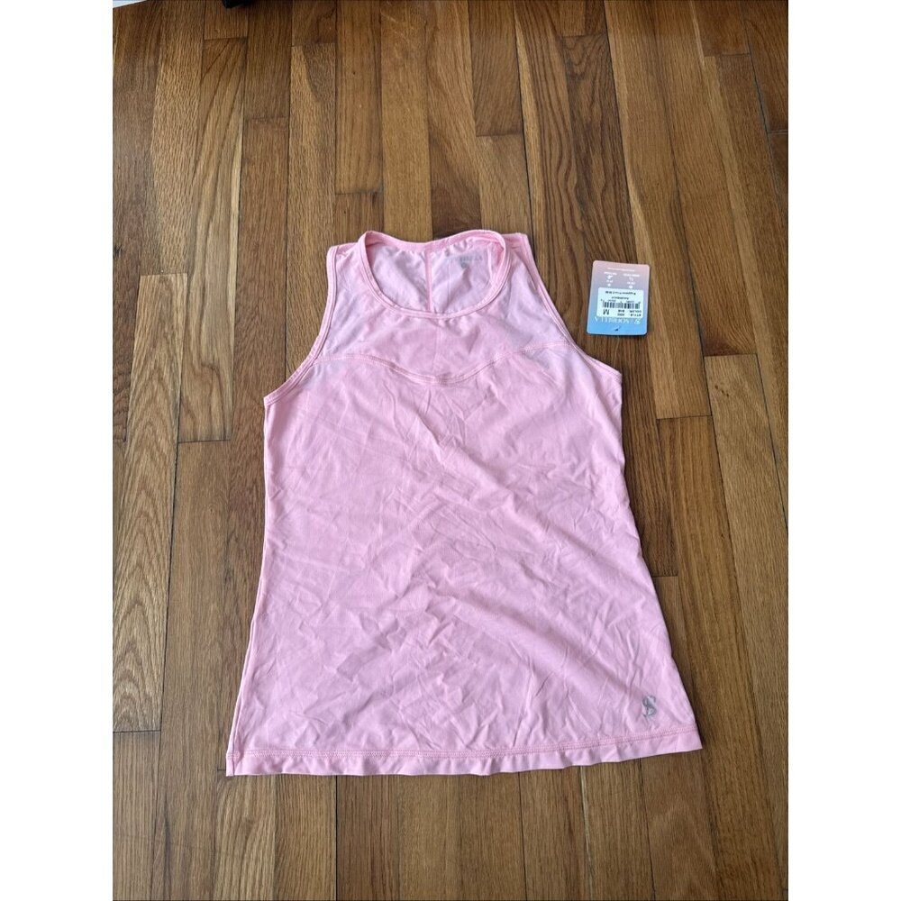 Sofibella Women's Bella Lite 50 UPF Keyhole Back Active Tank Top Pink Size M - Picture 2 of 5